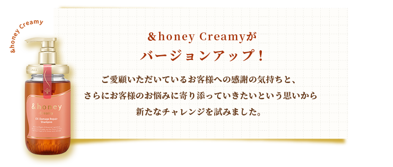 &honey Creamyがバージョンアップ!